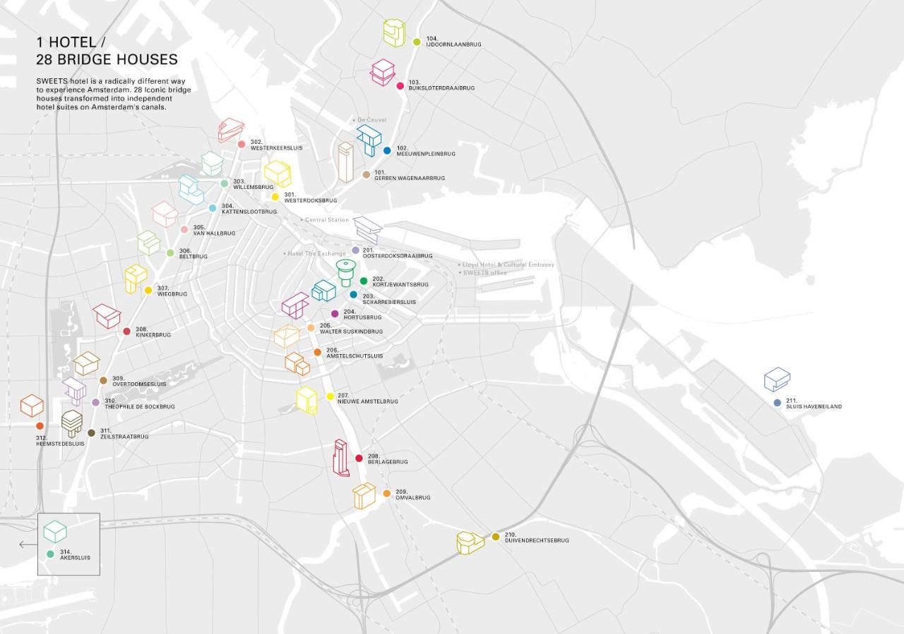 Sweets - Van Hallbrug Amsterdam Zewnętrze zdjęcie